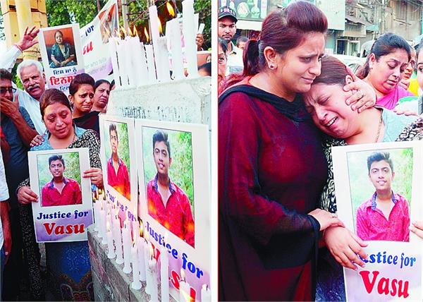 khingar gate  candle march  company bagh chowk