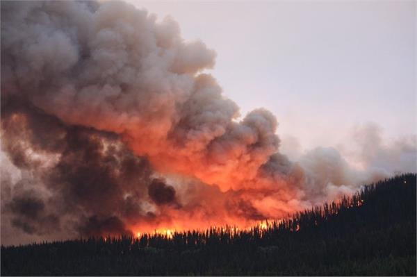 wildfire in vancouver heavy smoke