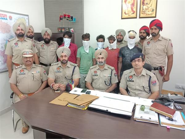 khanna police arrested 5 peoples
