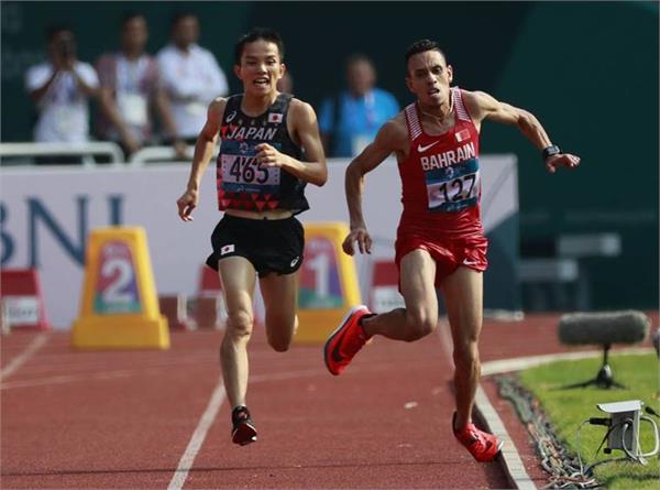 allegations of pushing the opponent on the asian games marathon