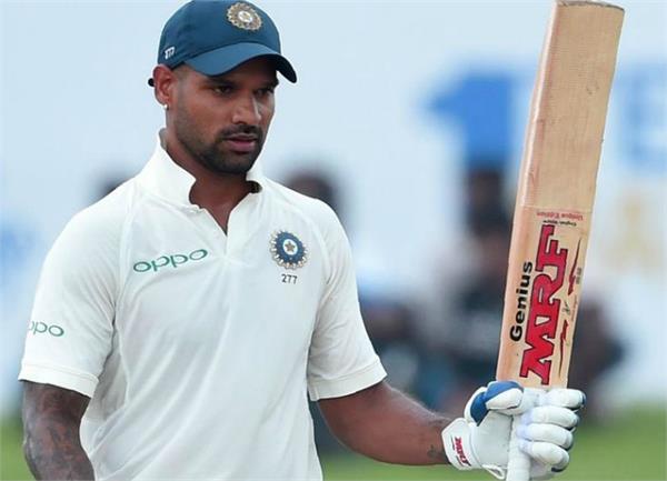 shikhar dhawan  test match