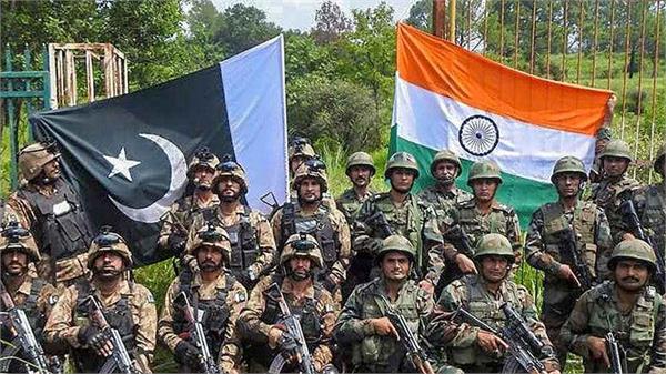 pak and indian soldiers military exercise together for the first time