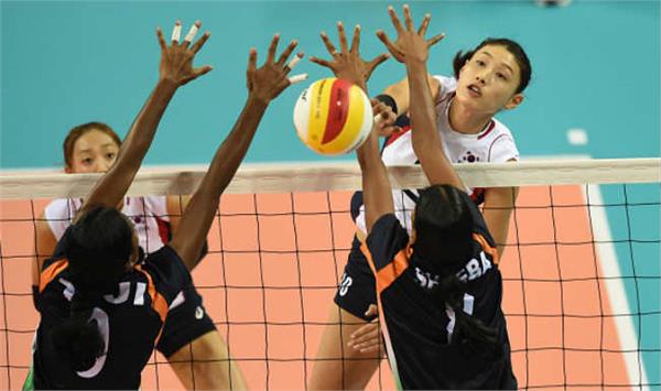 indian women  s second consecutive defeat to volleyball