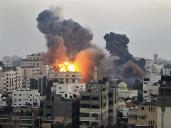 israeli attack on gaza strikes  3 dead