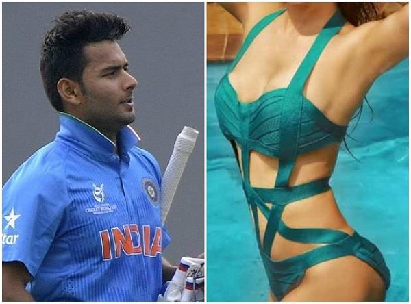 rishabh pant likes this actress  see hot pictures