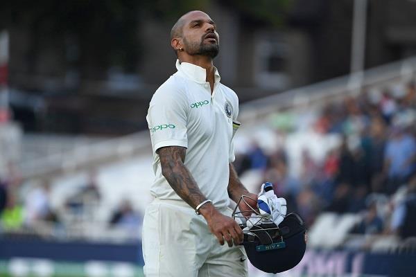 shameful record created by dhawan in third test  it happened 66 years later