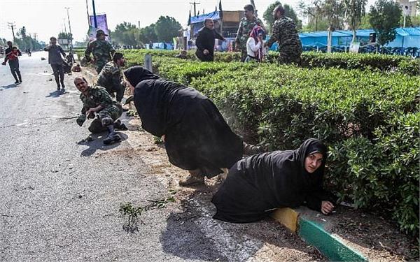 iran blames israel  us for military parade attack as death toll climbs to 29