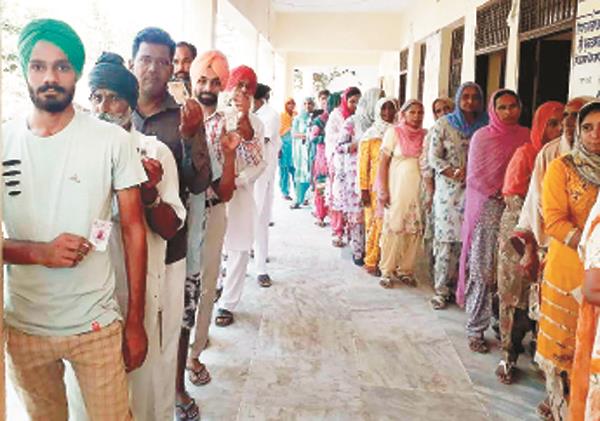 polling booth in many places