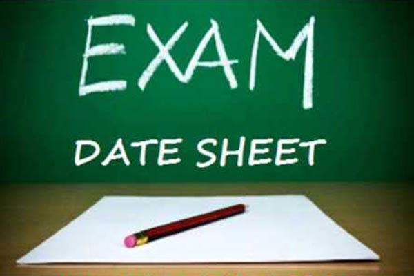 datesheet