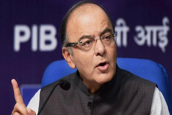 rupee falling for global reasons  arun jaitley