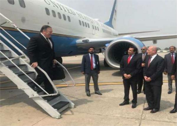 mike pompeo arrived in islamabad