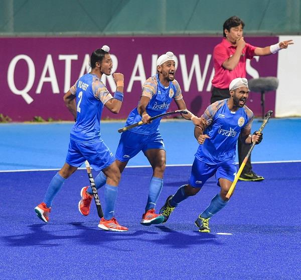 this glorious record was recorded by hockey in the asiad