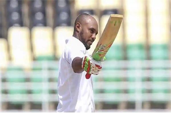 sunil ambrish made an unbeaten century  ending on the match draw