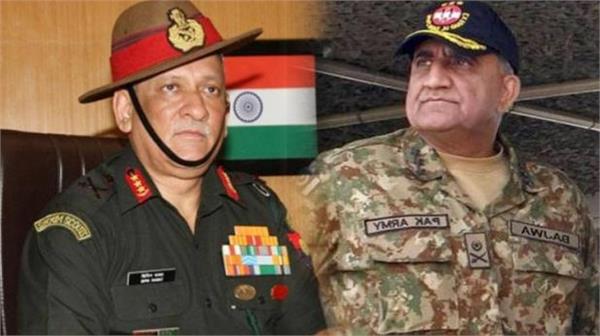 army chief bipin rawat dg ispr major general asif ghafoor pakistan