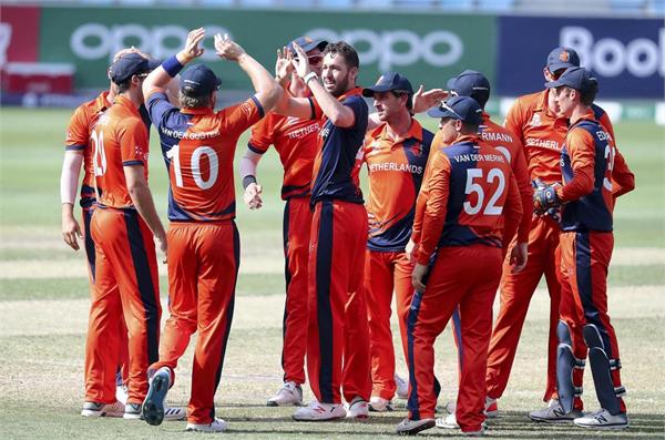 the netherlands won the t20 world cup by beating uae by 8 wickets