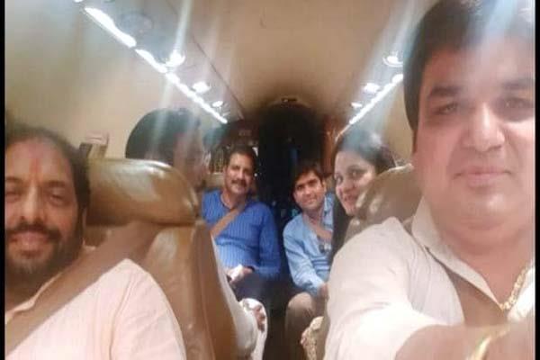 sirsa bjp depart delhi with two mlas  including gopal kanda