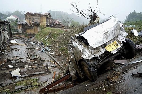 japan storm outbreak
