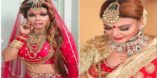 rakhi sawant celebrating her first karva chauth share video and then deleted