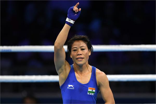 mary kom enters quarterfinals saweety boora bows out of world c ships