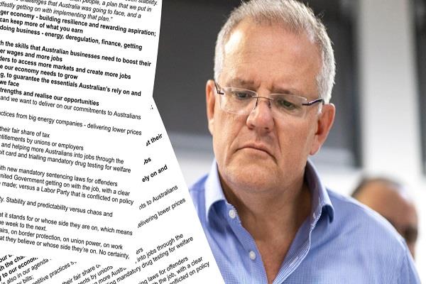 pm scott morrison office leaks journalists