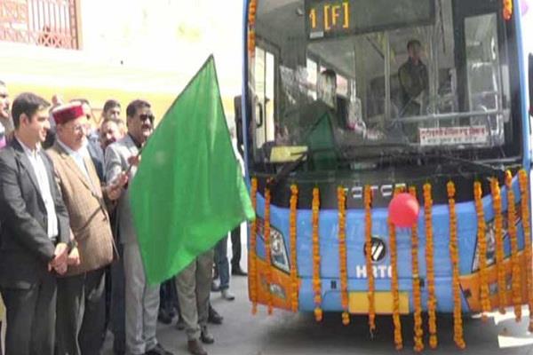 electric buses started in shimla