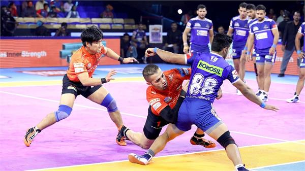 pro kabaddi league  u mumba defeated haryana 39 33