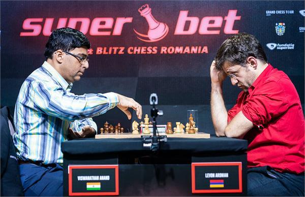 vishwanath anand reaches third place jointly by defeating aronian