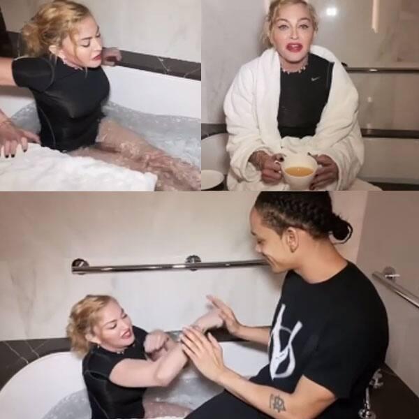 madonna a 3 am ice bath and a drink of her own urine