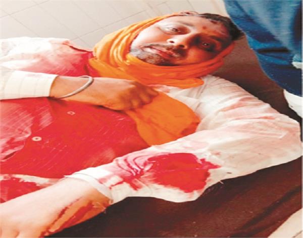 khalra  sarpanch  assault