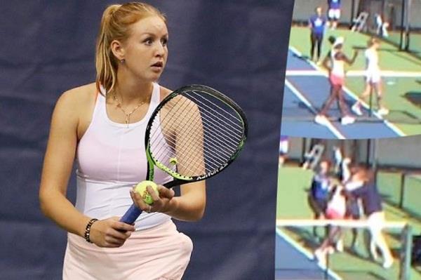 women tennis player assault