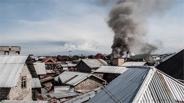 plane carrying 19 people crashes after takeoff in dr congo s goma