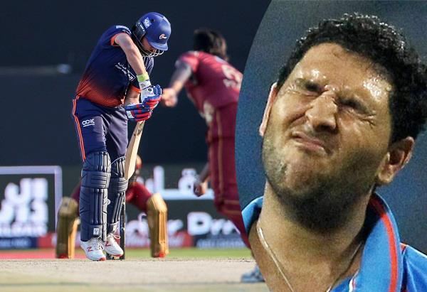 t 10 league  yuvraj singh  who failed in the first match