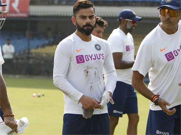 before the test series  indian players sweat on the net