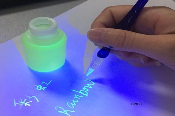 can help identify unique   invisible ink   issued notes