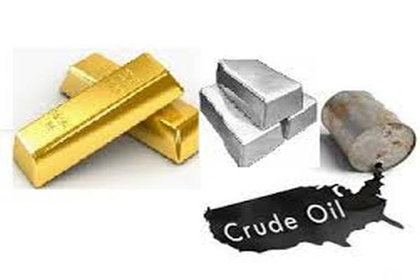 strength in crude oil  gold movement slow