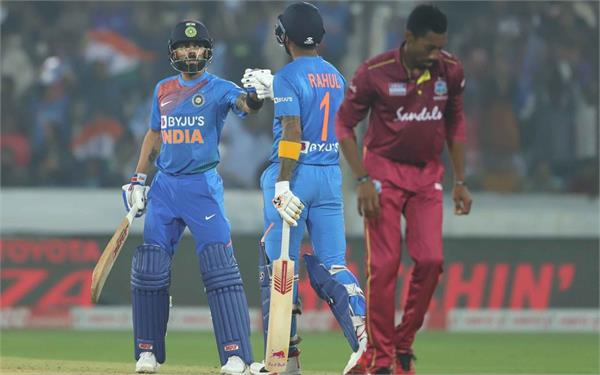 india and windies 1st t20 match in set many big records