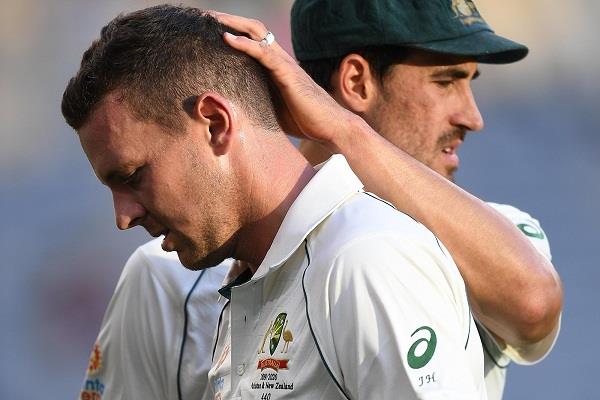 josh hazlewood  injury  out