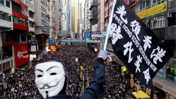 hundreds of thousands hit the streets of hong kong