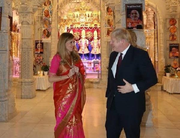johnson visit the temple