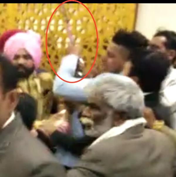 the bridegroom pulls the sword on his marriage