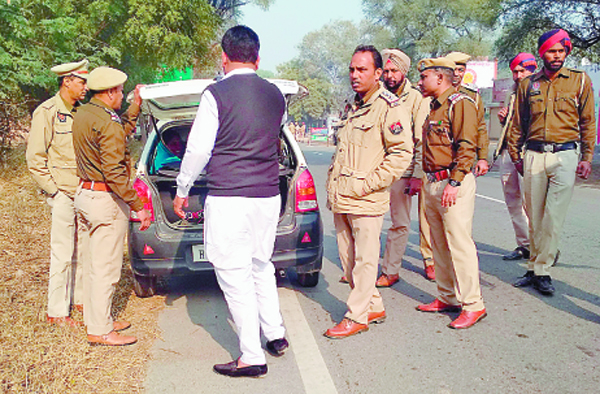 ਤਲਵੰਡੀ ਸਾਬੋ ਸਮੇਤ ਹਰਿਆਣਾ ਹੱਦ ’ਤੇ ਤਾਇਨਾਤ ਰਹੀ ਪੁਲਸ ਫੋਰਸ