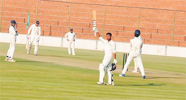 akul pandove  s century is a strong place for punjab