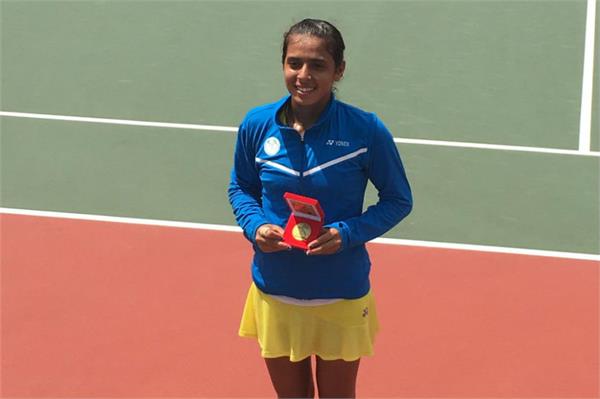 ankita won the first singles title of 2019 in singapore