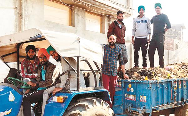 young people cleaned up the village