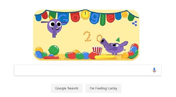 google doodle on new year 2019