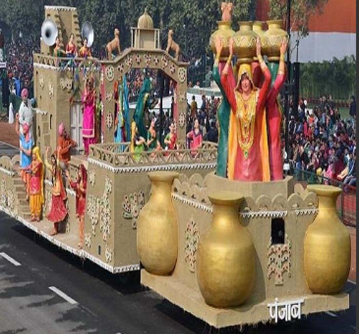 ਗਣਤੰਤਰ ਦਿਵਸ ਪਰੇਡ ਲਈ ਪੰਜਾਬ ਦੀ ਝਾਂਕੀ ਨੂੰ ਲਗਾਤਾਰ ਤੀਜੇ ਸਾਲ ਚੁਣਿਆ ਗਿਆ
