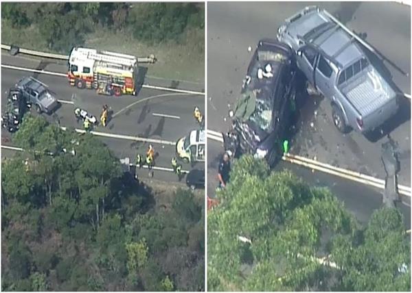 australia  vehicles collide