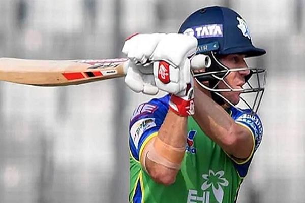 devid warner wright handed batting