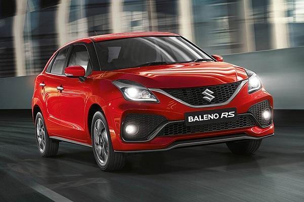 2019 maruti suzuki baleno rs facelift revealed