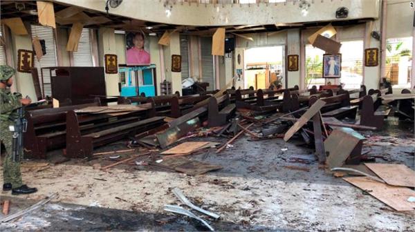 27 dead bombing philippine church